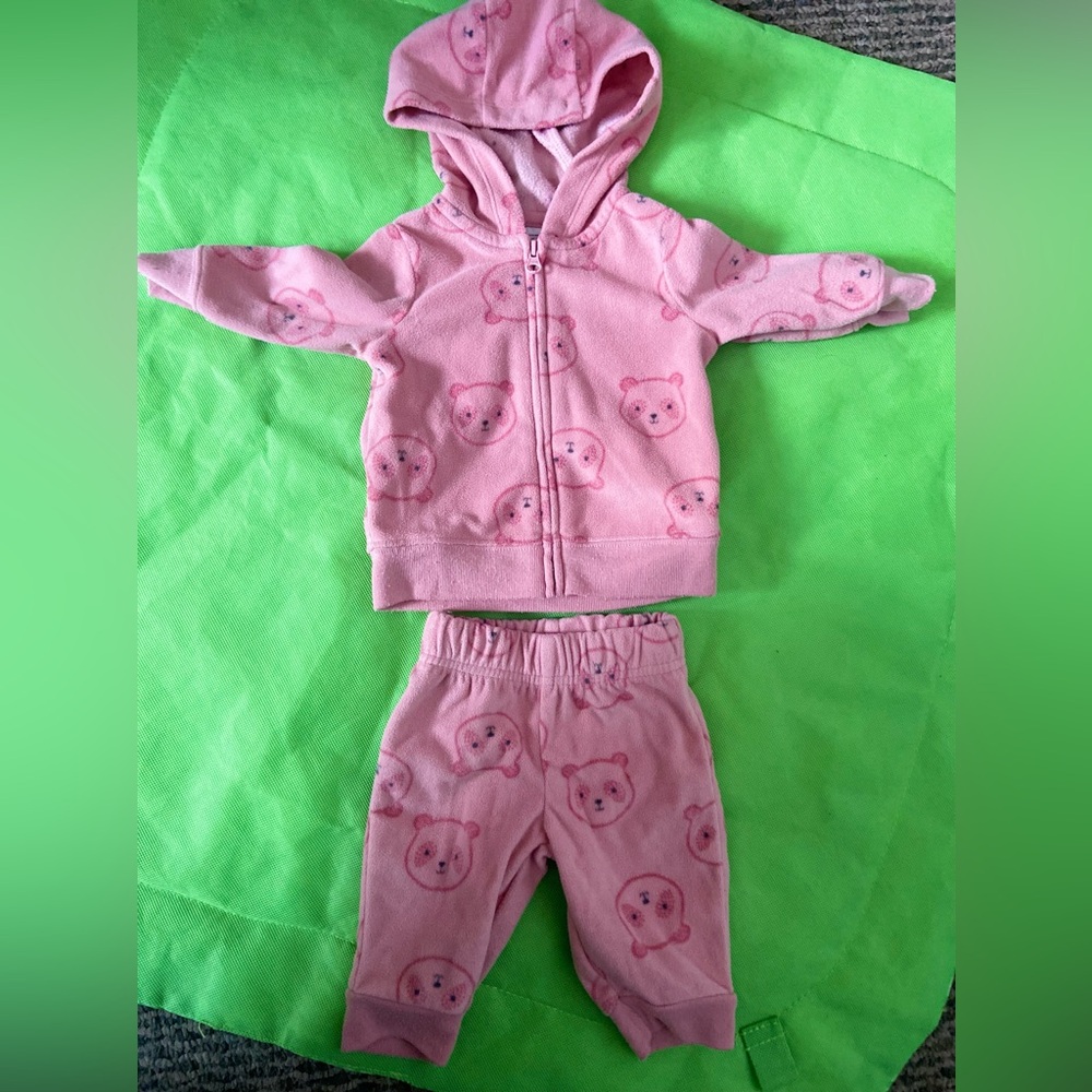 0-3 months carters sweat suit